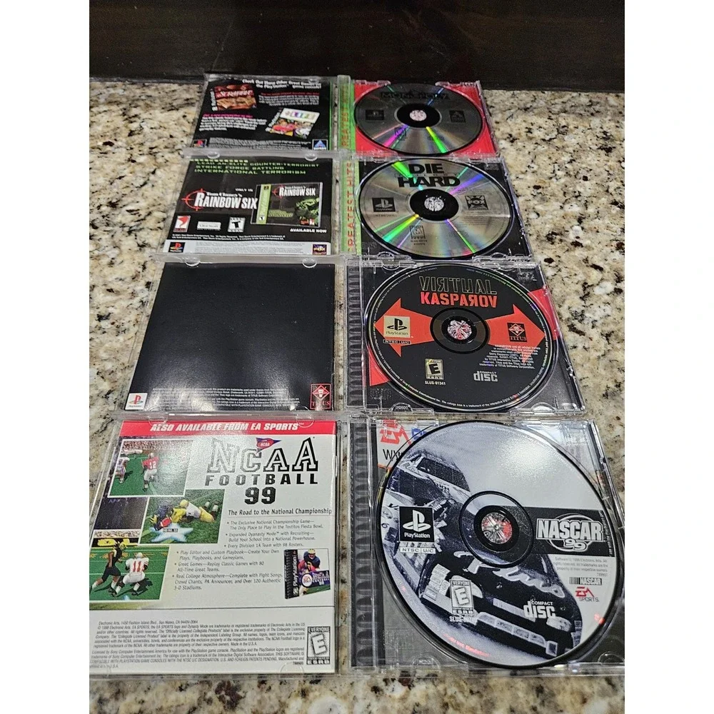 Lot of 4 Sony PlayStation 1 PS1 Games Die Hard Virtual Kasporav